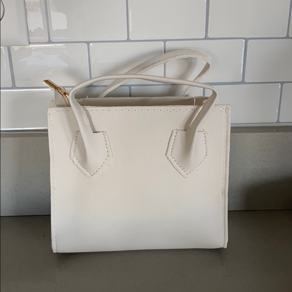 Mini white purse